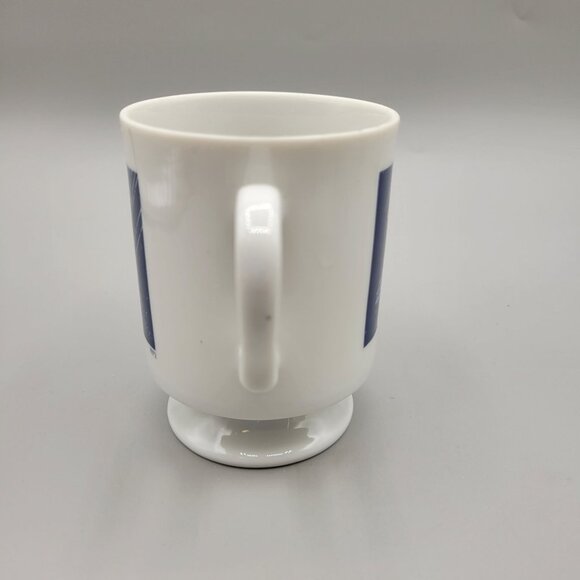 The Morton Salt Girls Pedestal Coffee Cup 150 Year Anniversary Advertising - Picture 4 of 7